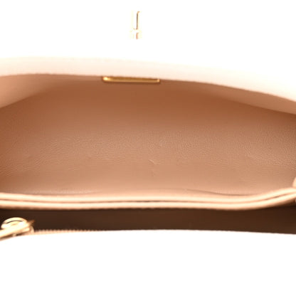 Caviar Quilted Extra Mini Coco Handle Flap White
