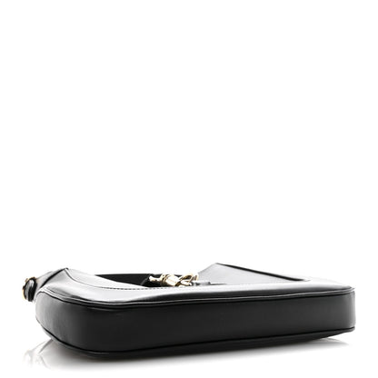 Calfskin Small Jackie Shoulder Bag Black