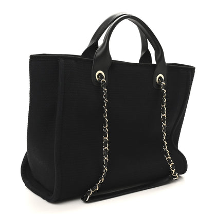 Mixed Fibers Small Deauville Tote Black