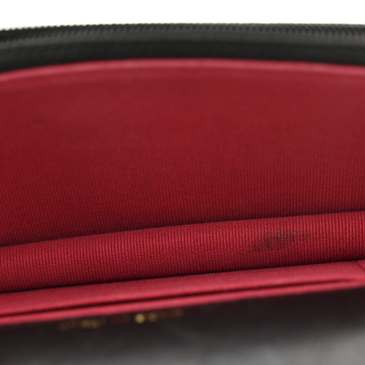 Lambskin Quilted Chanel 19 Flap Phone Holder With Chain Black