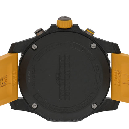 Breitlight Rubber 44mm Endurance Pro Chronograph Quartz Watch Yellow X82310