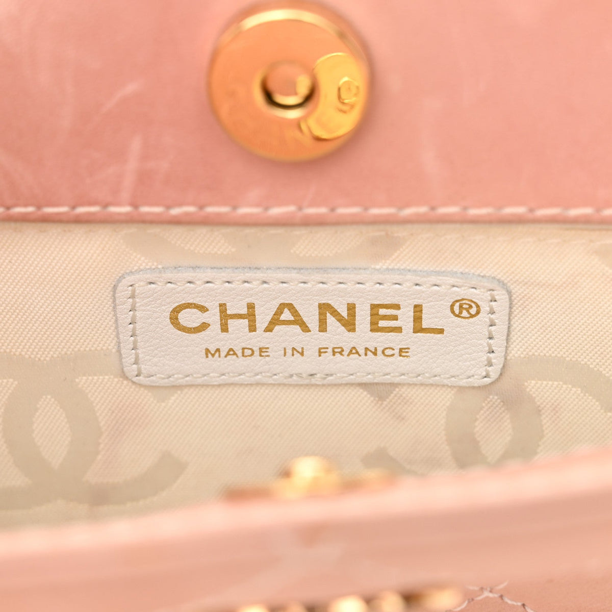 Lambskin Quilted Mini Evening Bag Pink