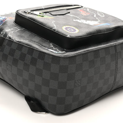 Damier Graphite World Map Josh Backpack