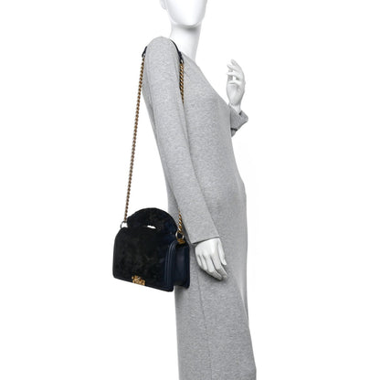 Orylag Medium Boy Top Handle Flap Navy