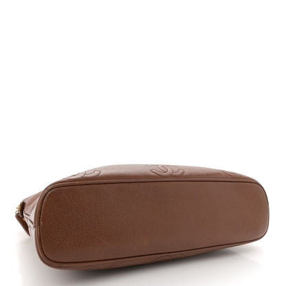 Caviar CC Shoulder Bag Brown
