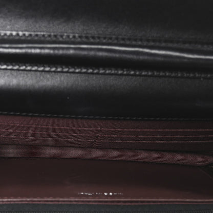 Lambskin Quilted Wallet On Chain WOC Black