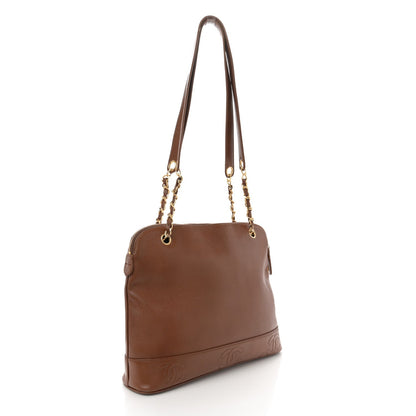Caviar CC Shoulder Bag Brown