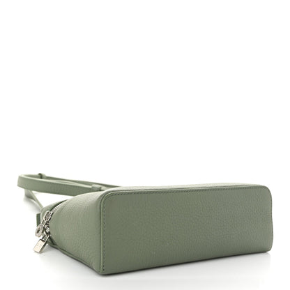 Grained Calfskin L19 Extra Pocket Pouch Sage Brush Leaves