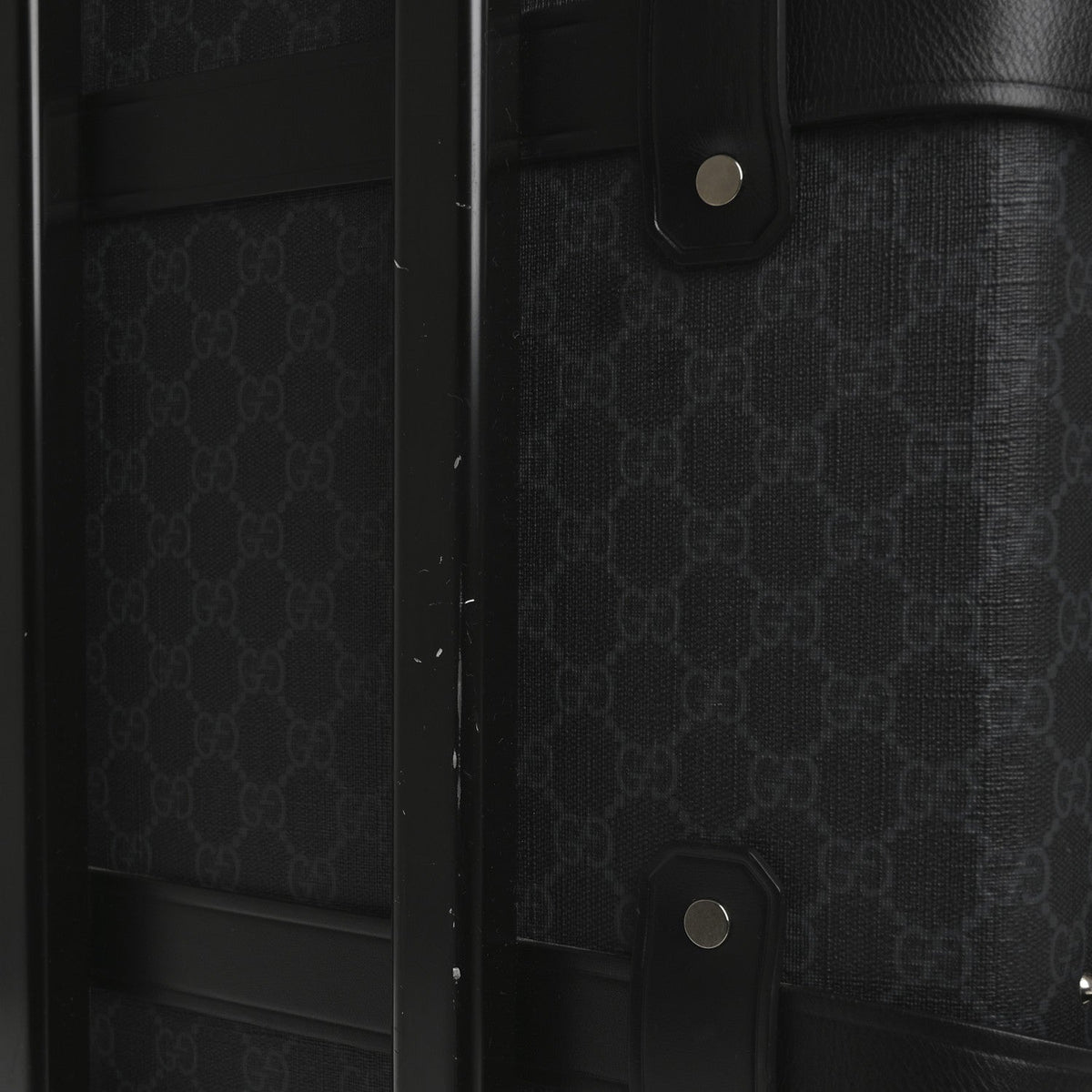 GG Supreme Monogram Globe-Trotter Carry-On Black