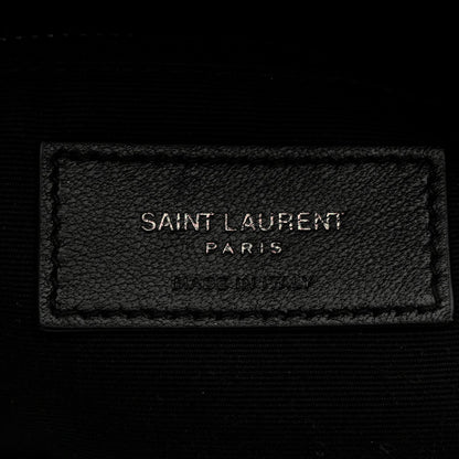 Lambskin Quilted Toy Loulou Puffer Monogram Monochrome Chain Satchel Black