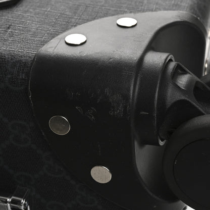 GG Supreme Monogram Globe-Trotter Carry-On Black