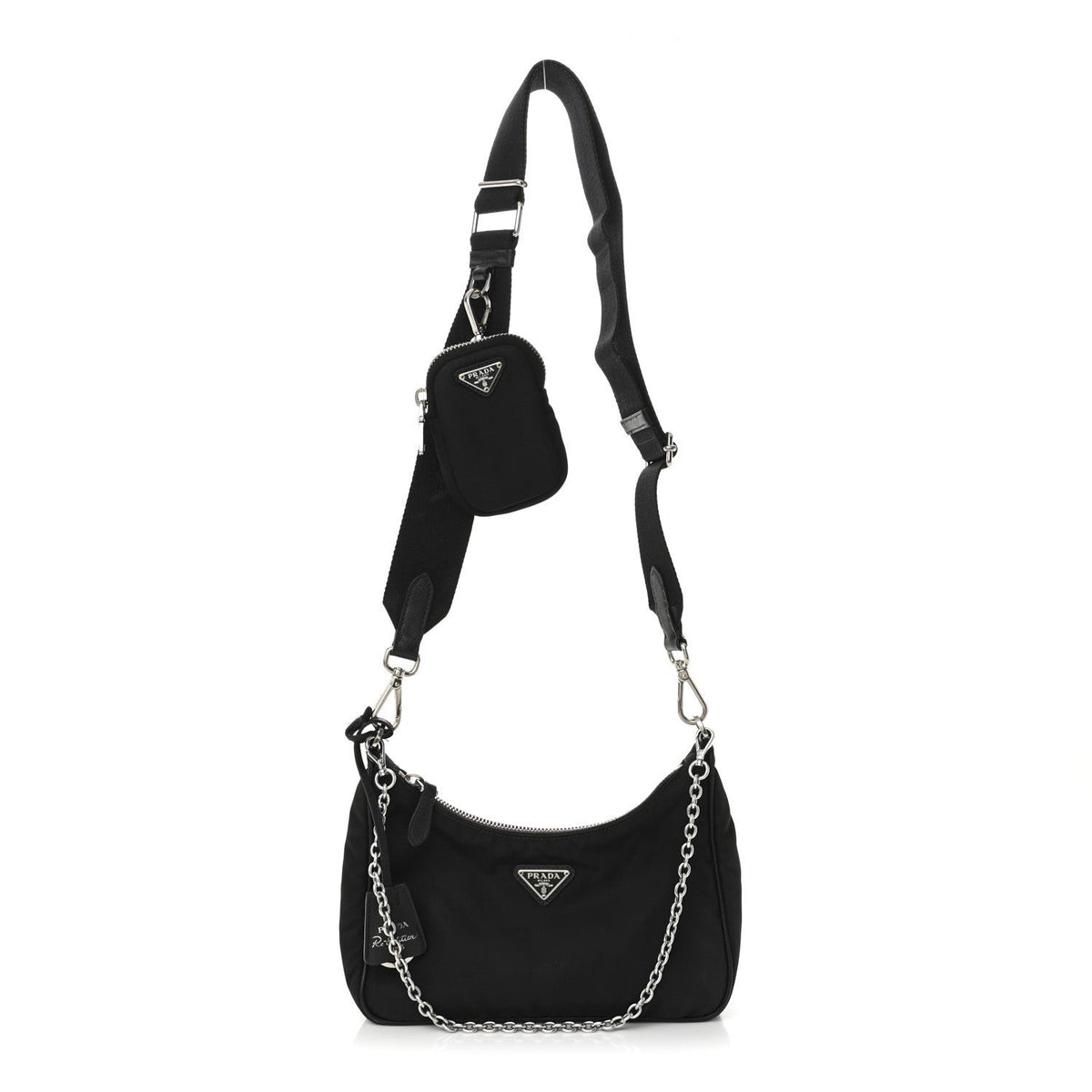 Nylon Re-Edition 2005 Shoulder Bag Black