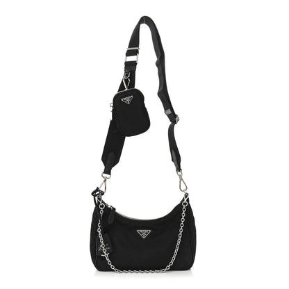 Nylon Re-Edition 2005 Shoulder Bag Black