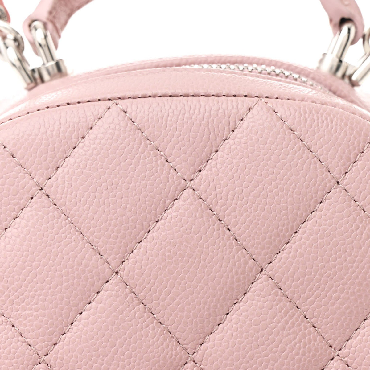 Caviar Quilted CC Mini Classic Backpack Pink