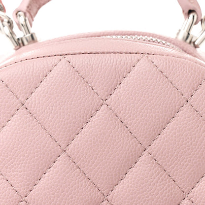 Caviar Quilted CC Mini Classic Backpack Pink