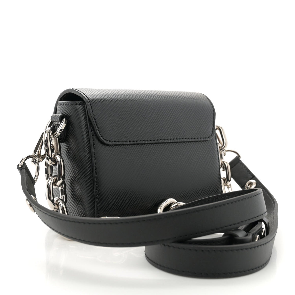 Epi Twist Lock Shoulder Bag XL Black