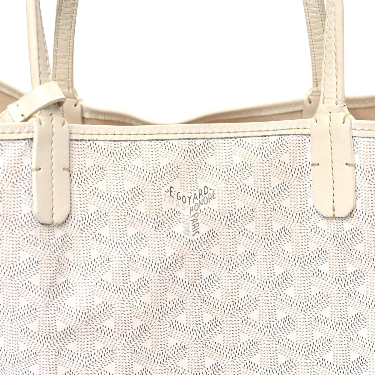 Goyardine Saint Louis PM White