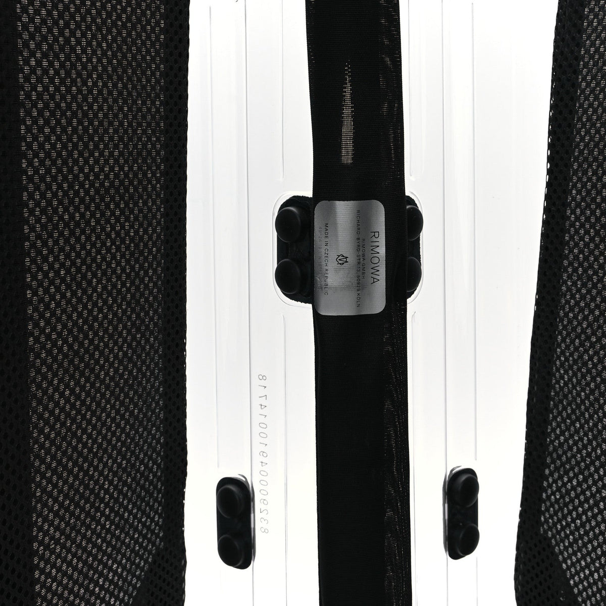 X RIMOWA Polycarbonate Luggage Transparent