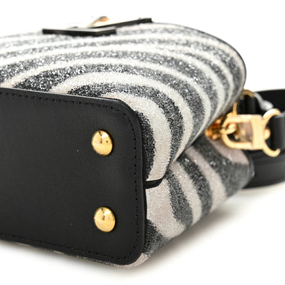 Swarovski Calfskin Capucines Mini Zebra