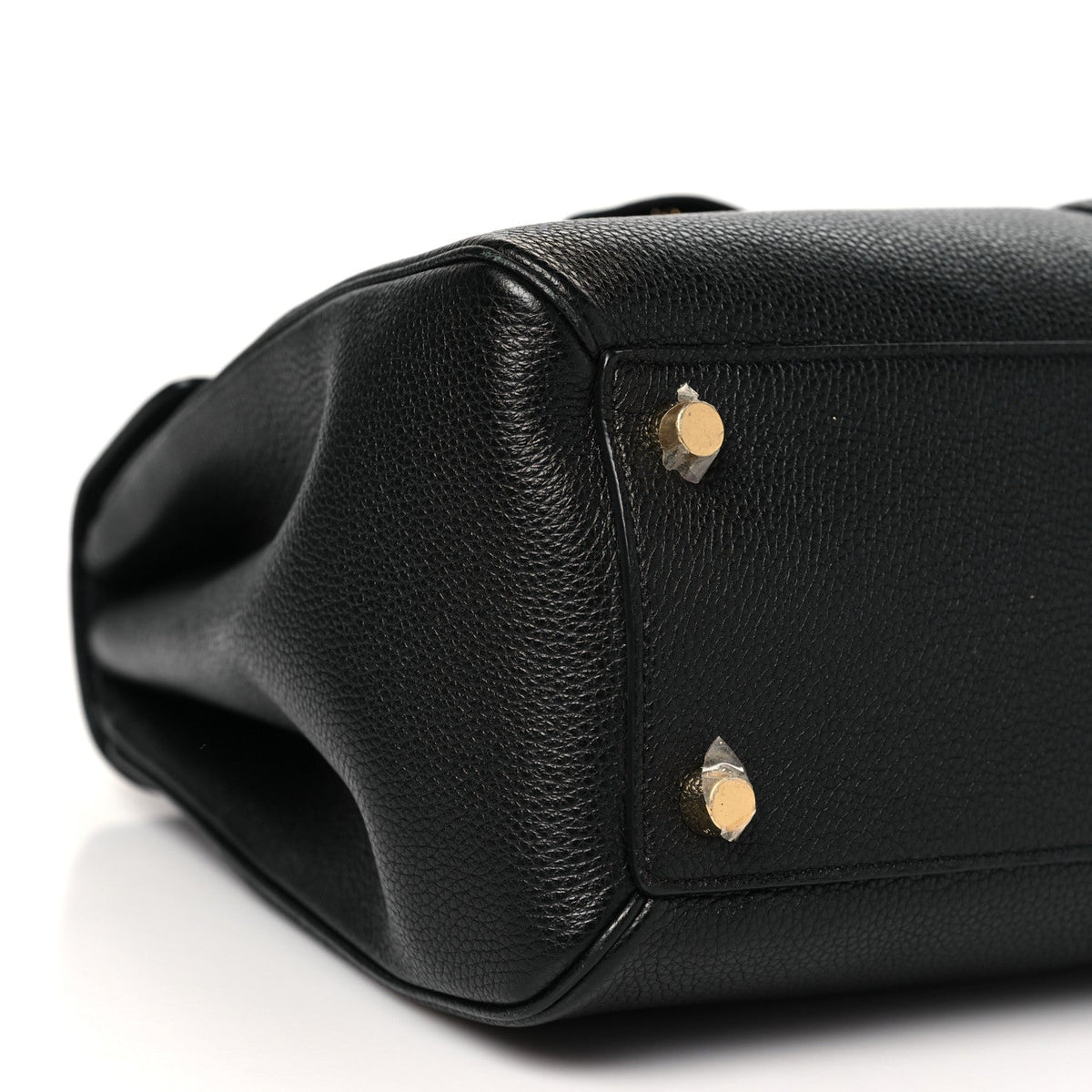 Grained Calfskin Classique 16 Top Handle Bag Black