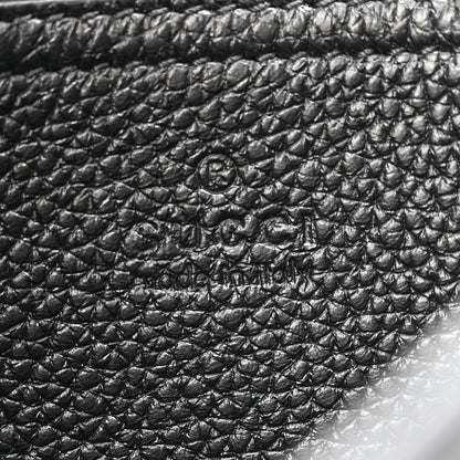 Pebbled Calfskin Small Jackie 1961 Hobo Black