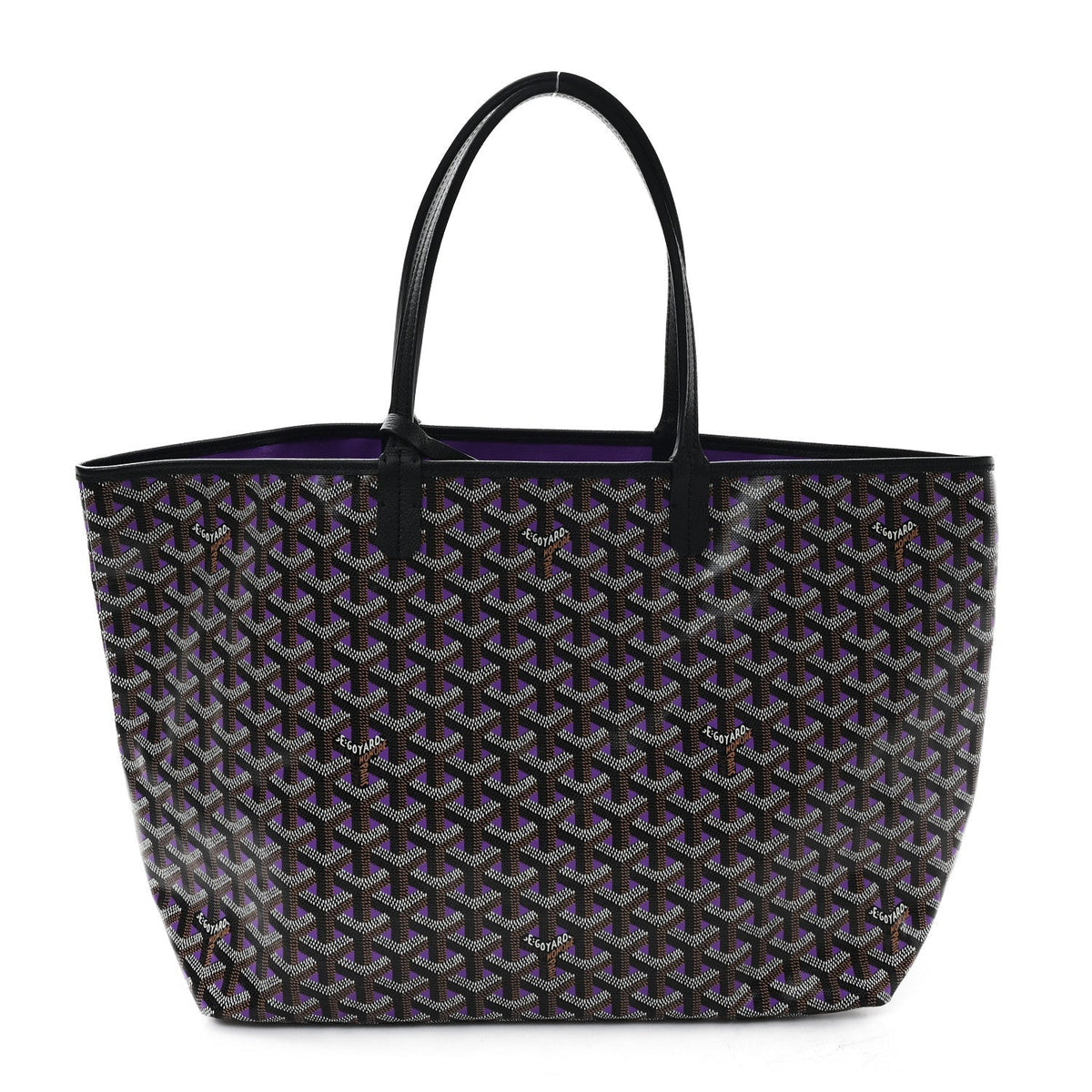 Goyardine Saint Louis Claire Voie PM Black Violet