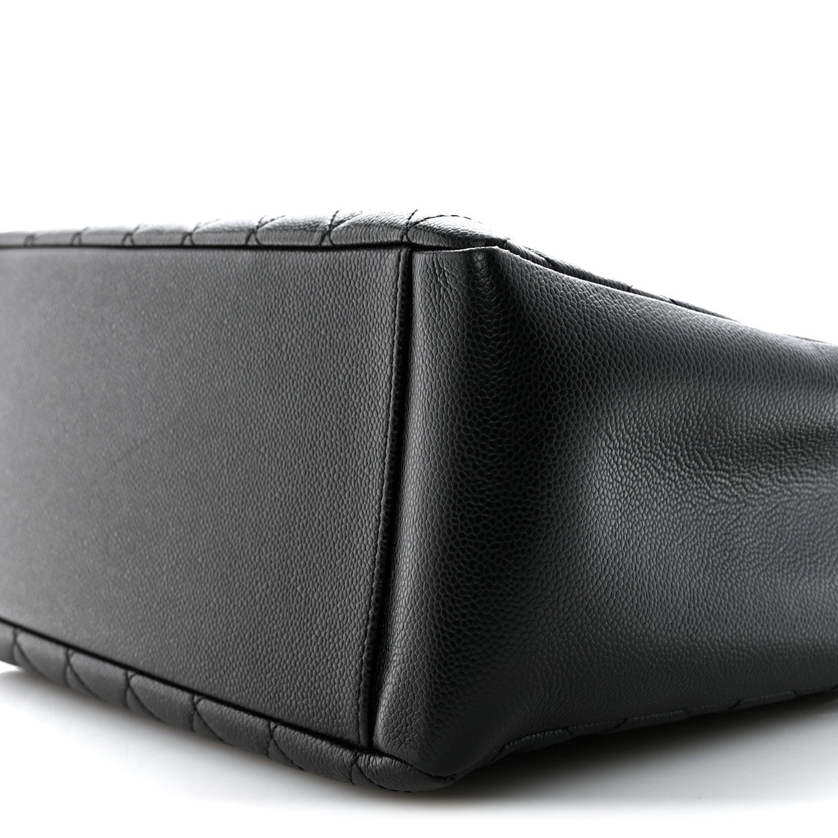 Caviar Quilted Grand Shopping Tote GST Black