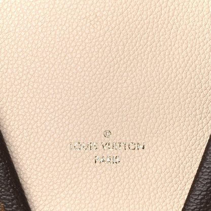 Monogram Braided V Tote MM Creme