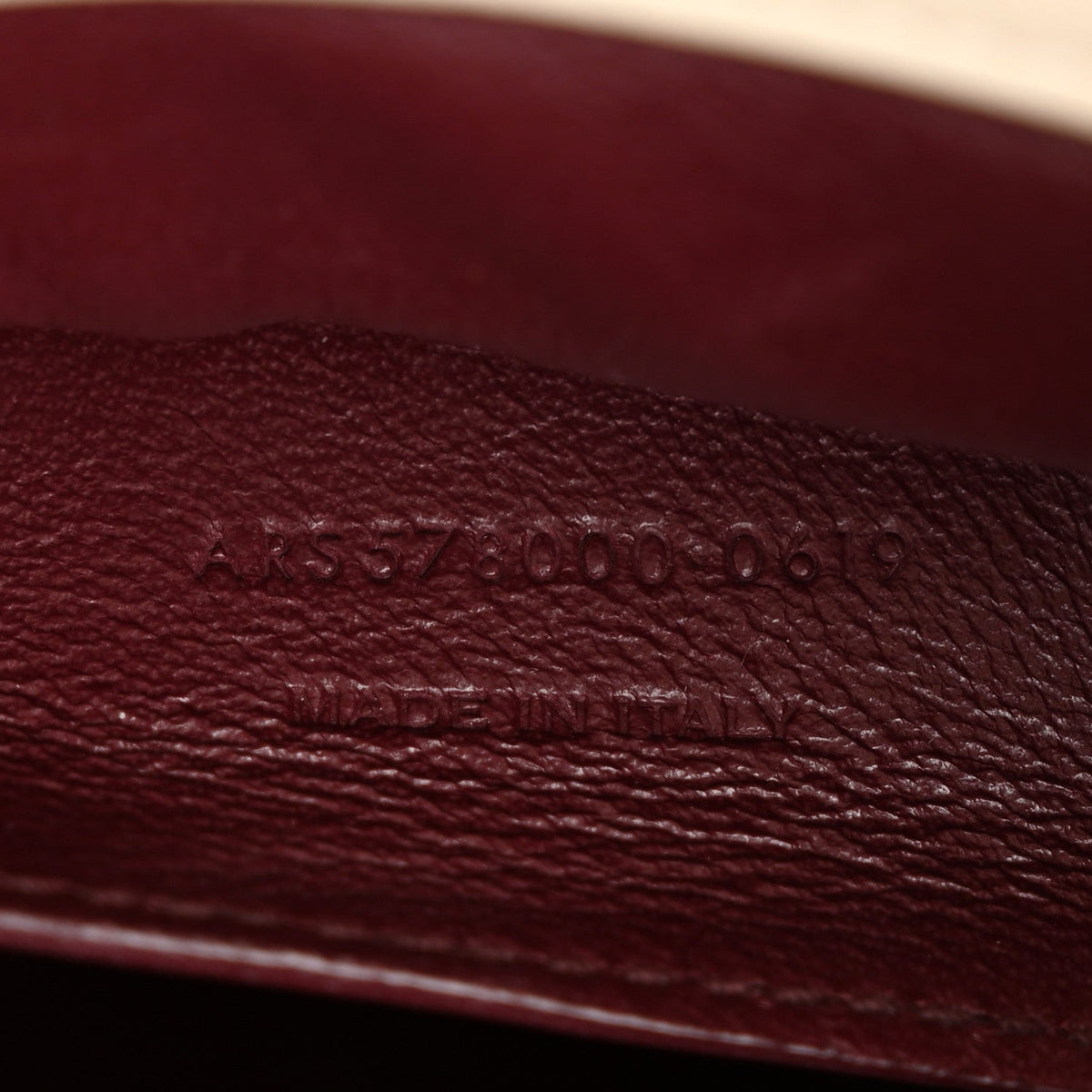 Smooth Calfskin Medium Classic Monogram Cassandra Top Handle Crema Soft Rouge Legion