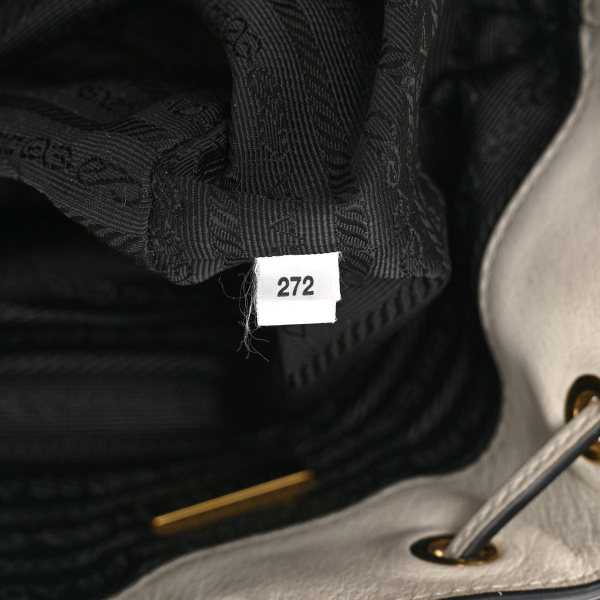 Nappa Mini Re-Edition 1978 Bucket Bag  White