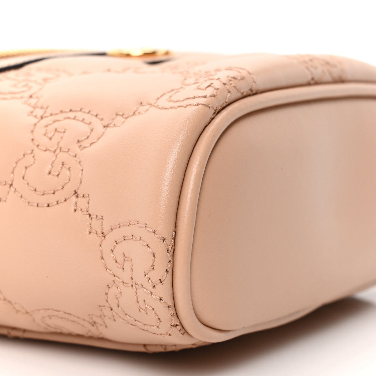 Calfskin GG Matelasse Mini Top Handle Bag Light Pink