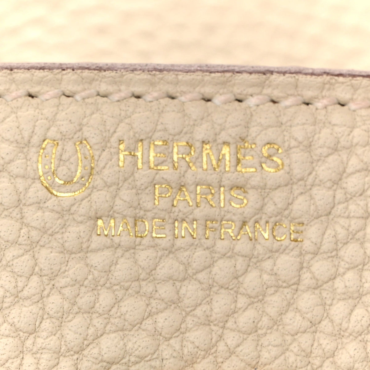 Togo Horseshoe Birkin 25 Craie Gold
