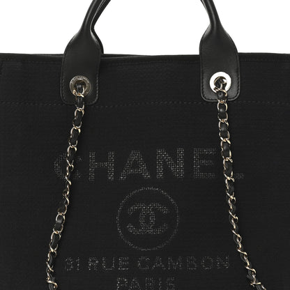 Mixed Fibers Small Deauville Tote Black