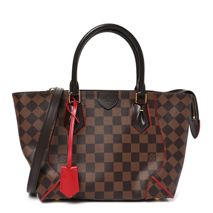 Damier Ebene Caissa Tote PM Cherry