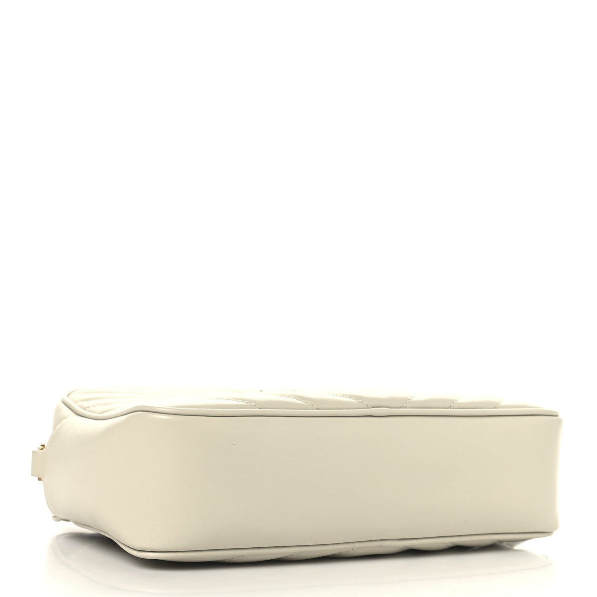 Calfskin Matelasse Monogram Lou Camera Bag Crema Soft