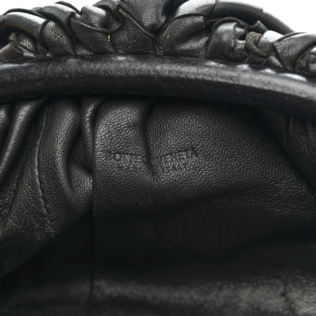Nappa Intrecciato The Mini Pouch Black