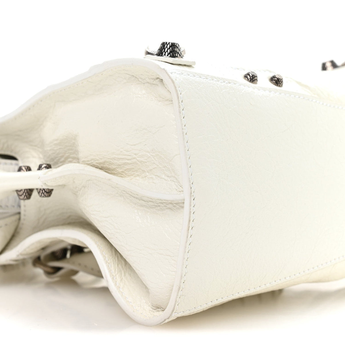 Agneau Arena Neo Cagole Handbag XS Optic White