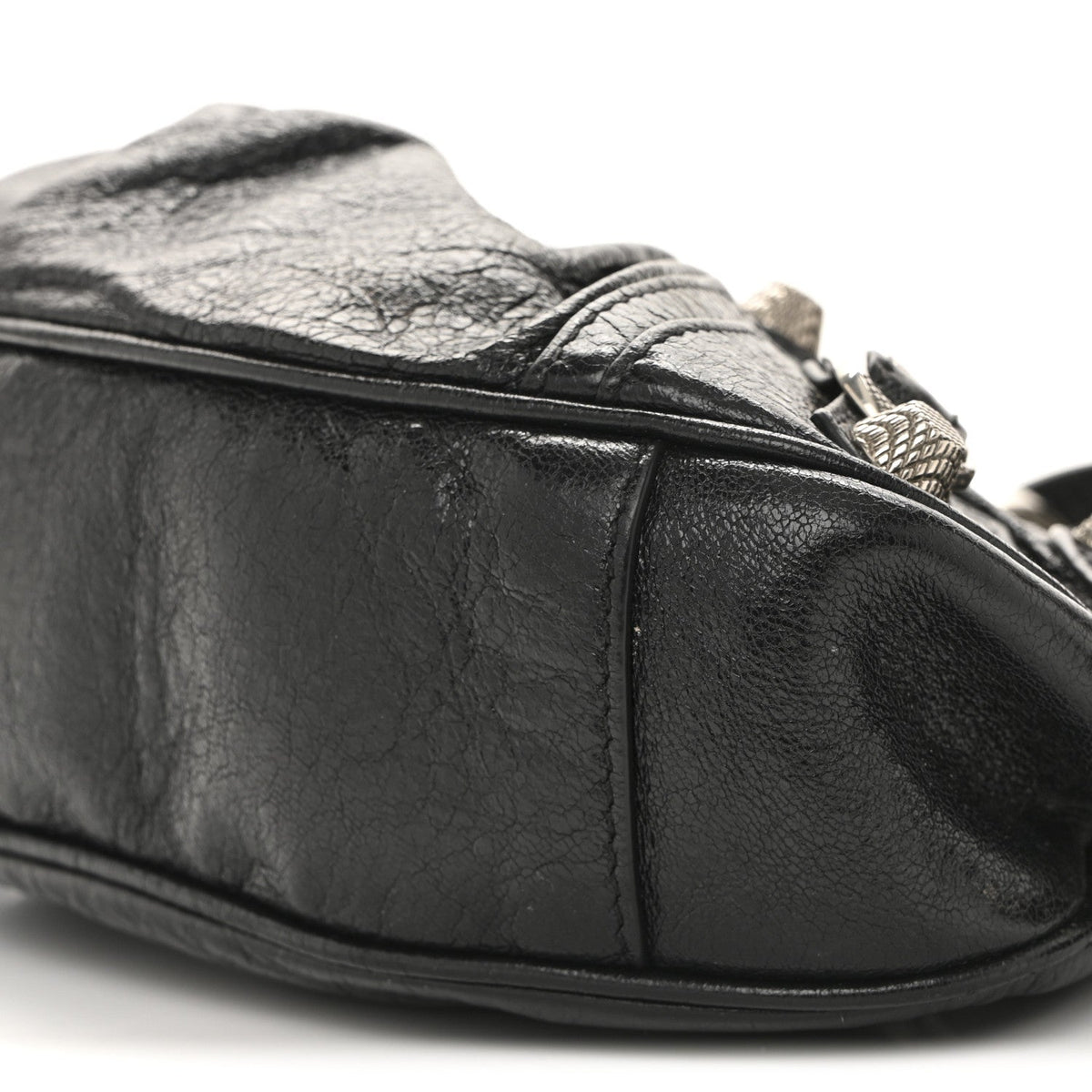 Agneau Arena Le Cagole Shoulder Bag XS Black