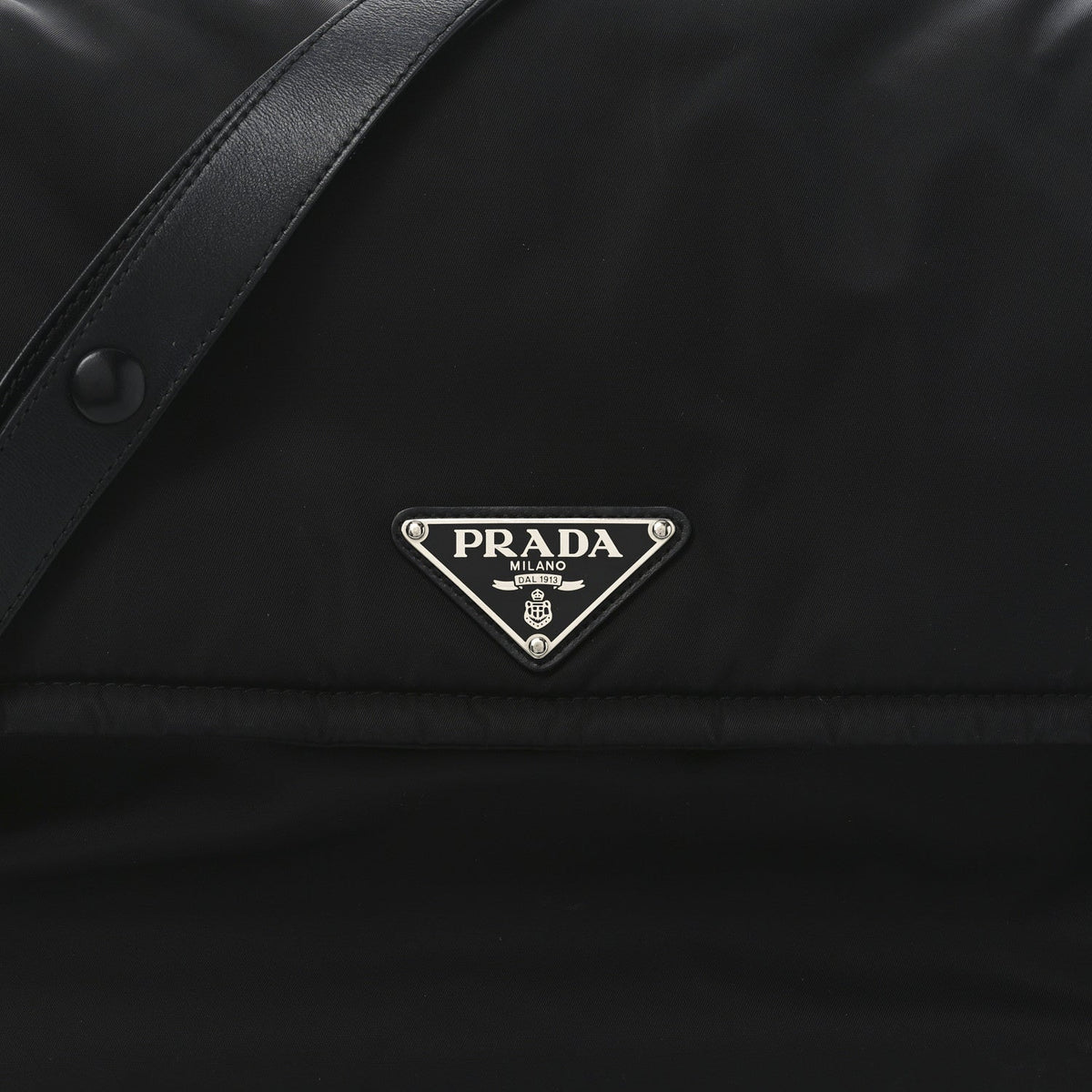 Re-Nylon Padded Large Traveller Black