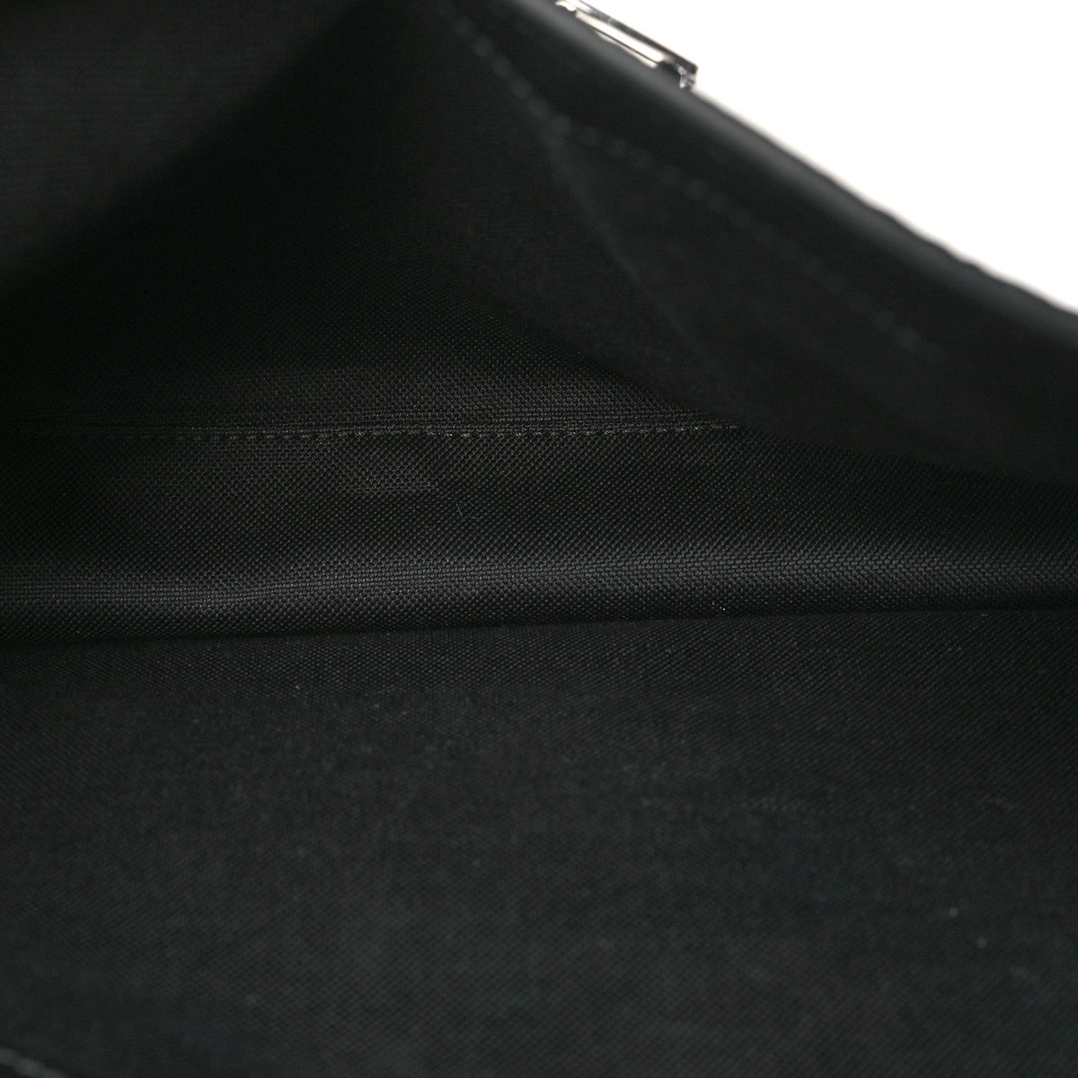 Calfskin Web Medium Business Case Black