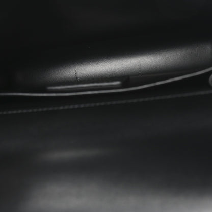 Smooth Calfskin 30 Montaigne Flap Bag Black