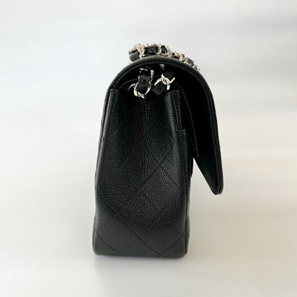 Chanel black jumbo classic flap bag