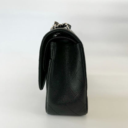 Chanel black jumbo classic flap bag