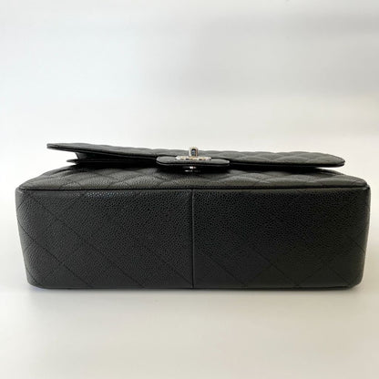 Chanel black jumbo classic flap bag