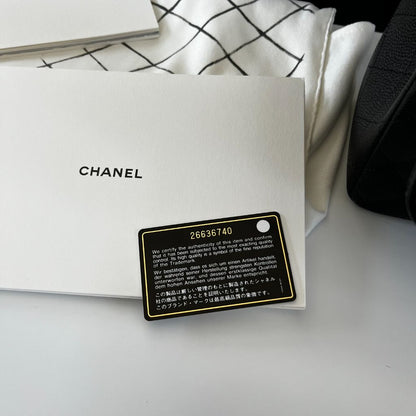 Chanel black jumbo classic flap bag
