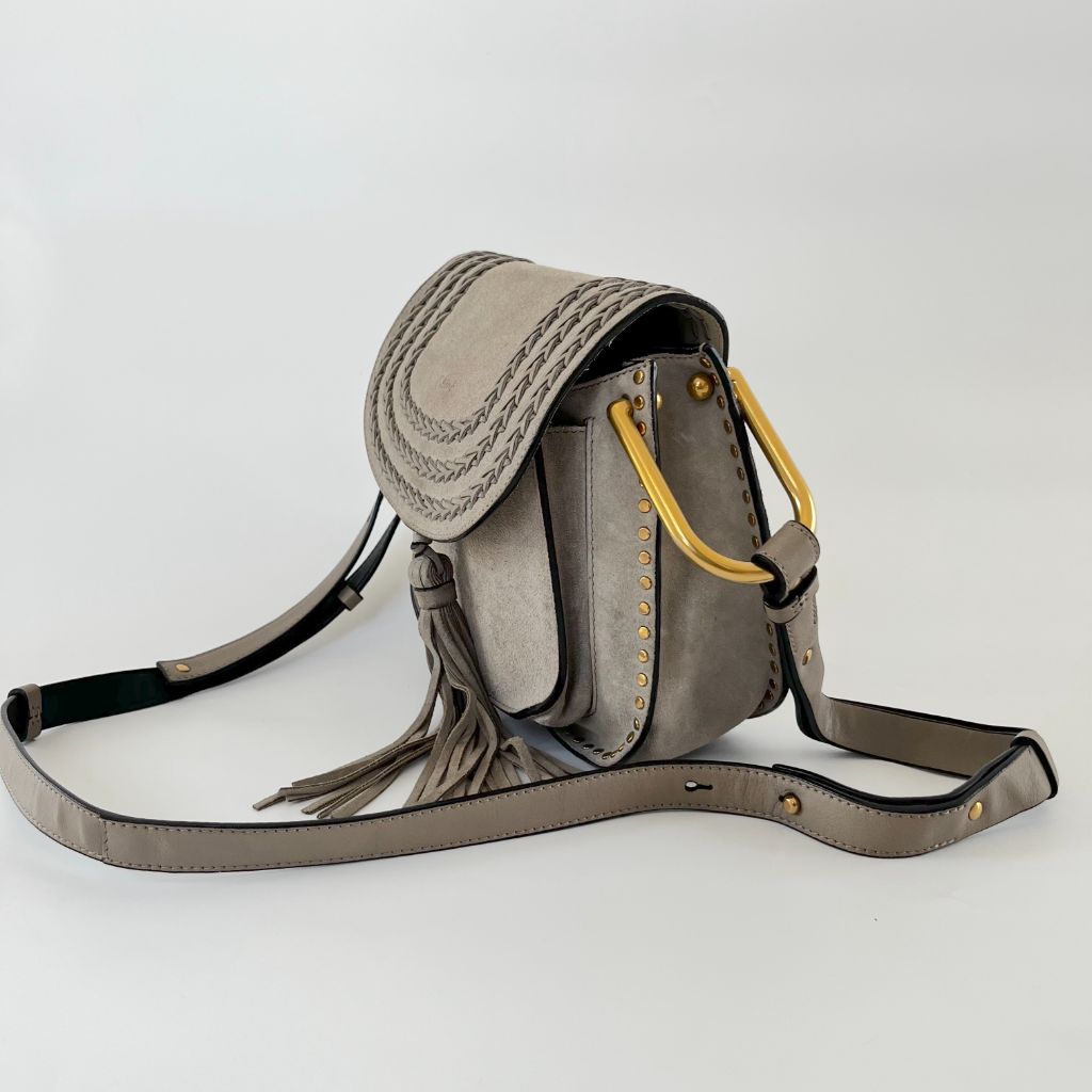 Chloe Hudson Handbag Whipstitch Suede