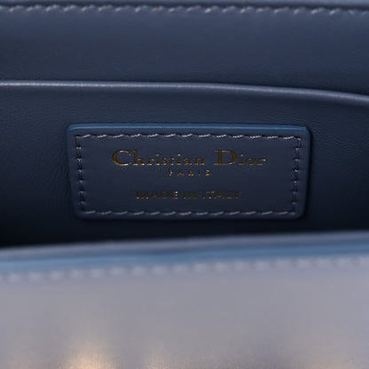 Box Calfskin 30 Montaigne Box Bag Blue