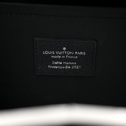 Taurillon Monogram Cartoon LV Friends Speedy Soft Trunk Black