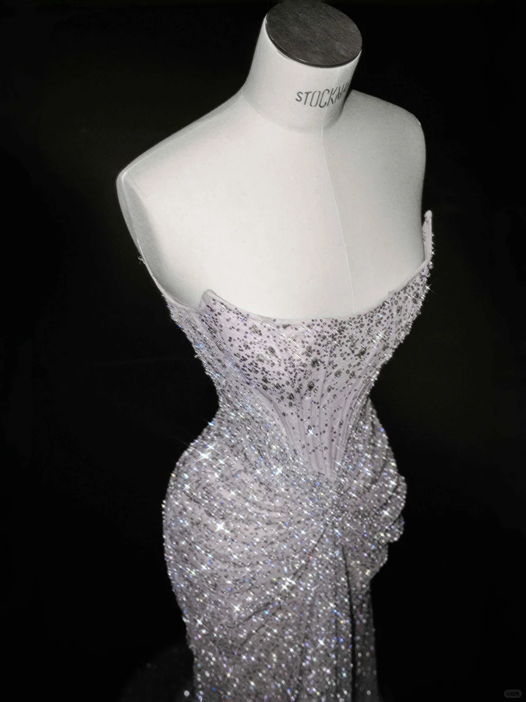 Gorgeous Strapless Mermaid Sequins Beading Long Evening Dress Birthday Outfits, D812
