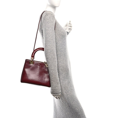 Patent Diorissimo Medium Lady Dior Burgundy Red